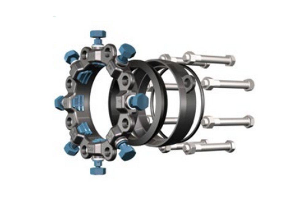 Star Pipe Products Ductile Iron Steel, Plastic Pressure Pipe and HDPE Pipe Restrained Flange Adapter 