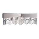 4-Light Wall Sconce in Brushed Stainless Steel