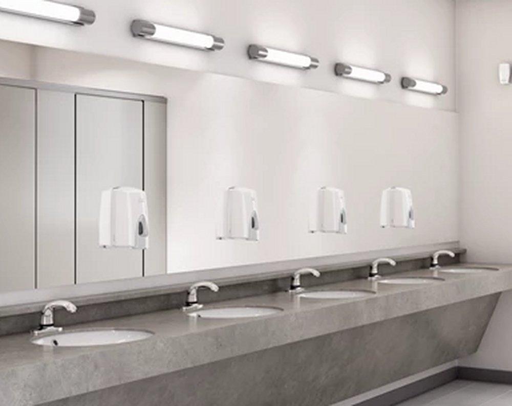 Rubbermaid Polished Chrome Sensor Bathroom Sink Faucet 