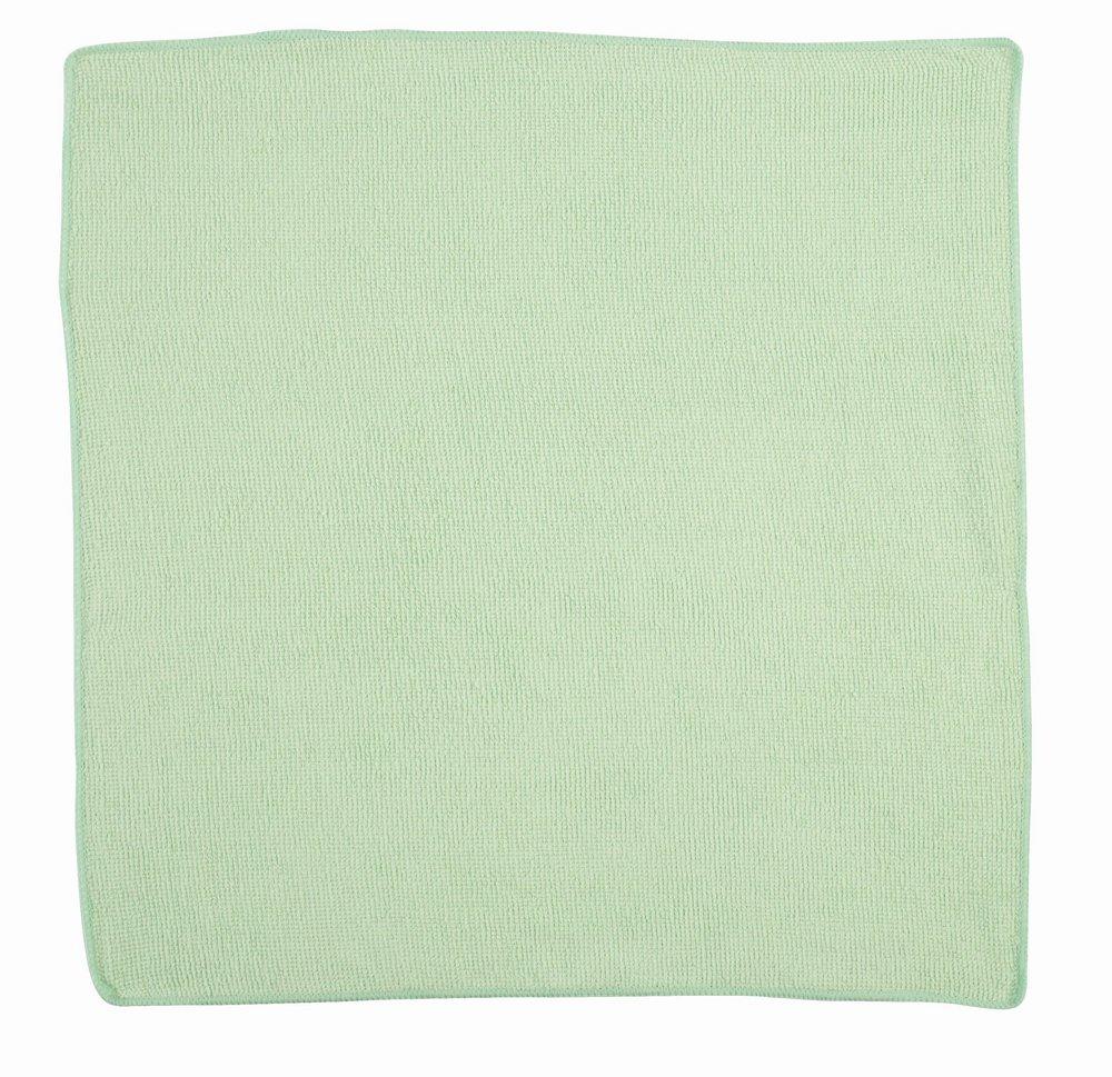 Rubbermaid Green 16 x 16 in. Microfiber Cloth (Pack of 24) 