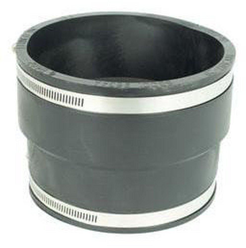 Fernco Clamp Plastic Coupling with Stainless Steel Band 