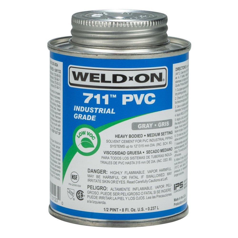 Weld-On&reg; Regular Set Plastic Grey Pipe Cement 