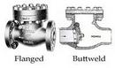 6 in. 150# RF FLG WCB T8 Swing Check Valve Carbon Steel Body, Trim 8, Bolted Cover