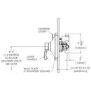 Speakman Polished Chrome Pressure Balancing Diverter Valve and Trim 