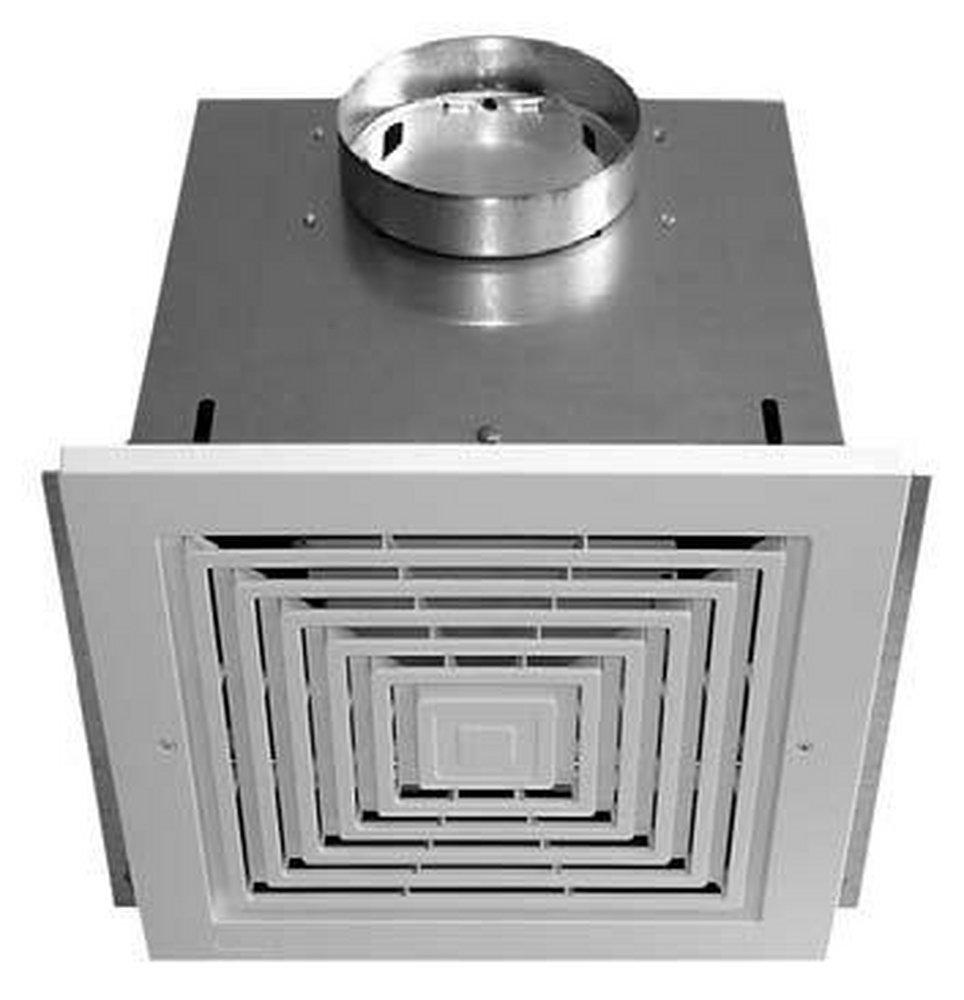 S&P USA Ventilation White Bathroom Exhaust Fan in White 