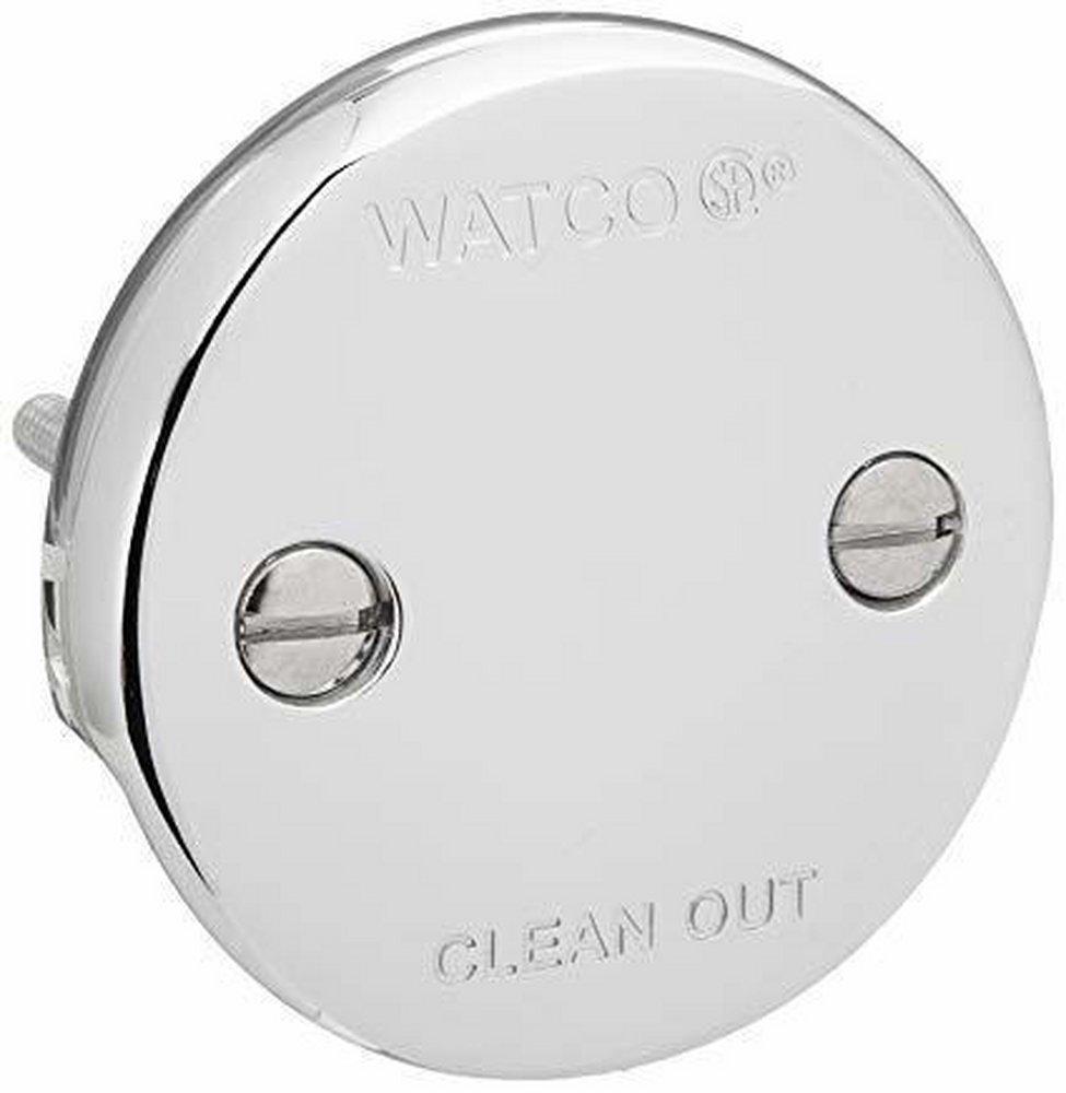 Watco Chrome 2-Hole Overflow Plate 