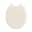 Round Closed Front Toilet Seat with Cover in Biscuit