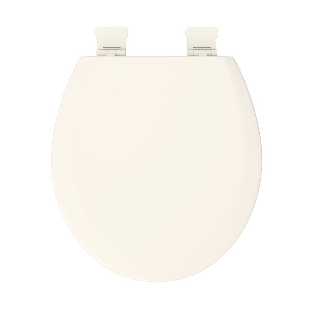 PROFLO&reg; Biscuit Round Closed Front Toilet Seat 