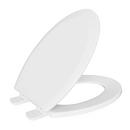 PROFLO® White Elongated Closed Front Toilet Seat 