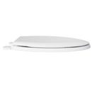 PROFLO&reg; White Elongated Closed Front Toilet Seat 