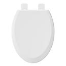 PROFLO&reg; White Elongated Closed Front Toilet Seat 