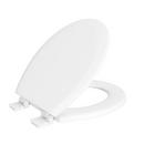 PROFLO® White Round Closed Front Toilet Seat 