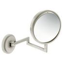 6-3/4 x 13-17/20 in. Wall Mount Magnifying Mirror in Brushed Nickel