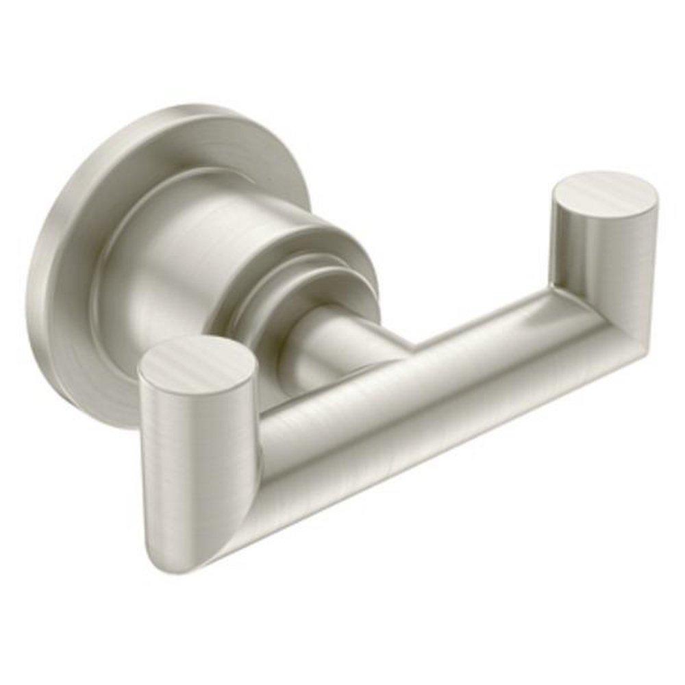 Moen Brushed Nickel 2 Robe Hook 