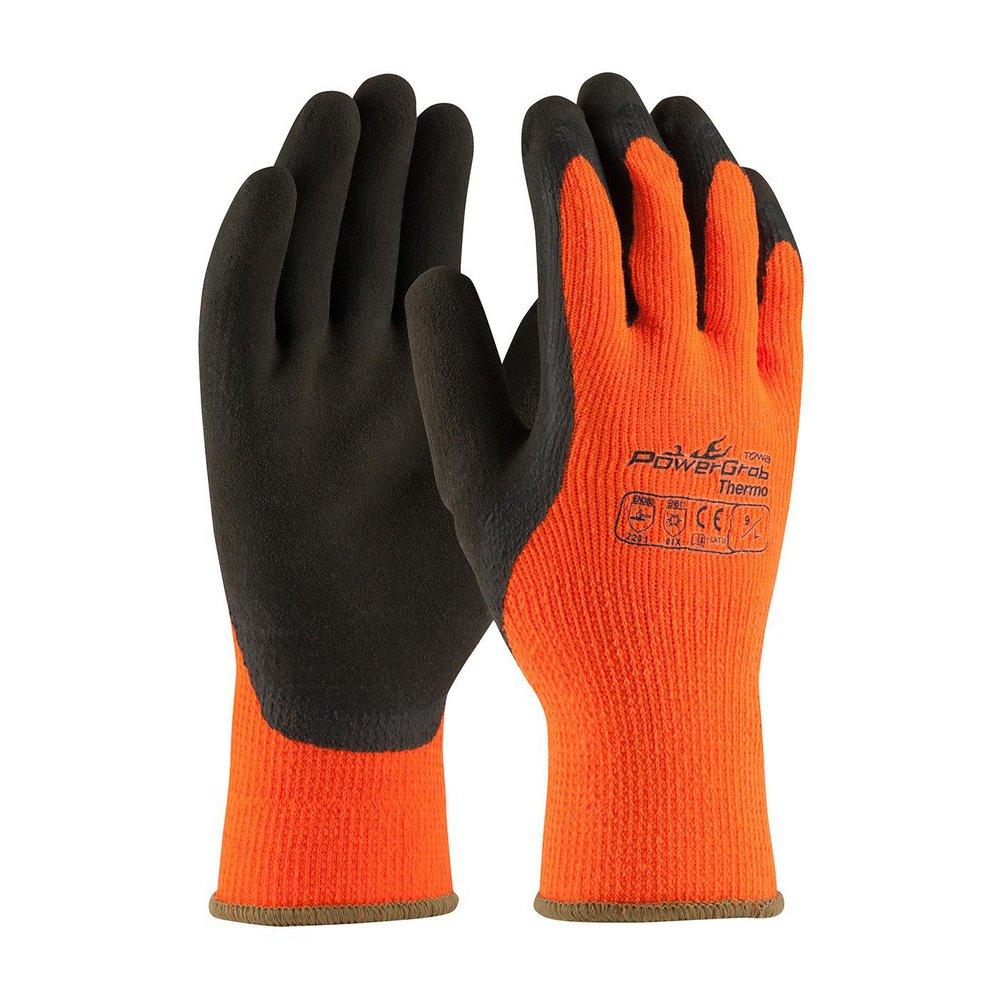 PowerGrab™ Thermo Hi-Viz Orange Thermal Insulated Glove in Orange 