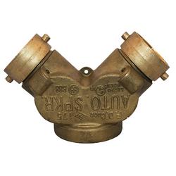 4 x 2-1/2 x 2-1/2 in. NST Fire Department Connection with Double Clapper Siamese