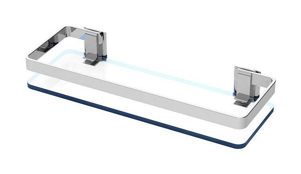 Symmons Industries Polished Chrome 18 in. Glash Shelf Chrome 