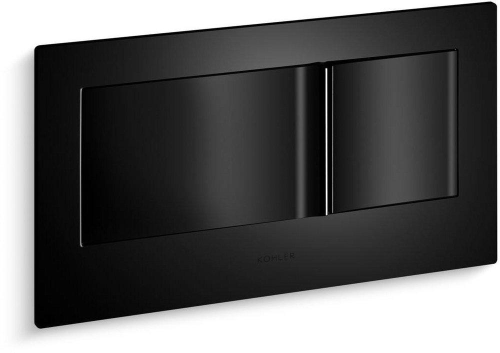 KOHLER Black Black&trade; 12-15/16 in. Stainless Steel Flush Actuator Plate 