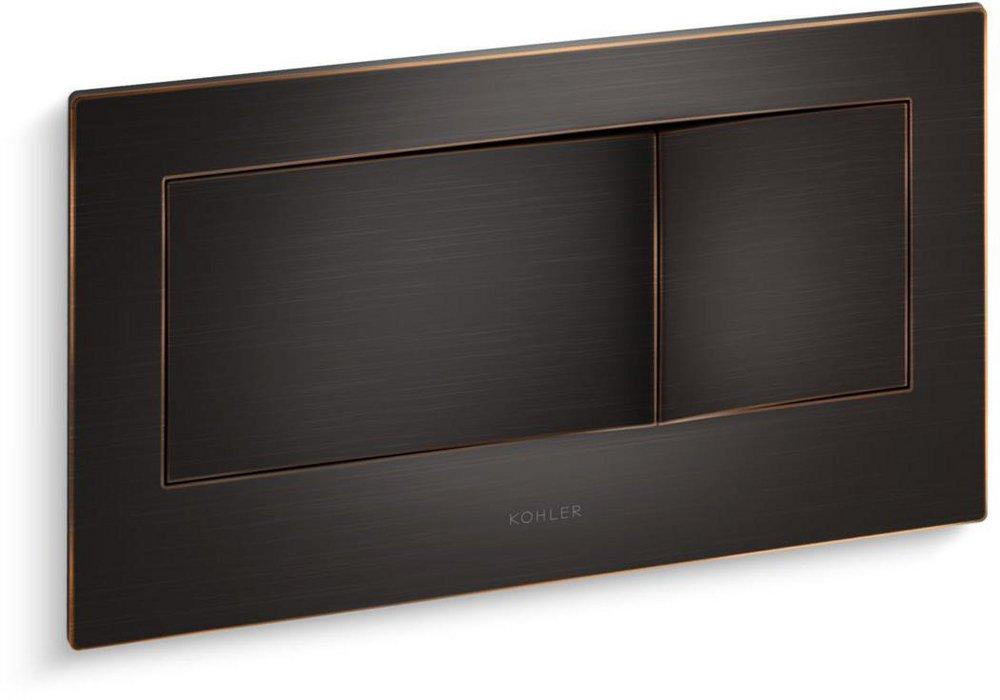 KOHLER Oil Rubbed Bronze 12-15/16 in. Stainless Steel Flush Actuator Plate 