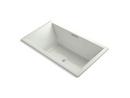 72 x 42 in. Drop-In Bathtub with Center Drain in Dune
