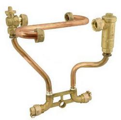 3/4 in. CTS Pack Joint Copper Straight Meter Setter