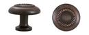 1-1/4 in. Zinc Cabinet Knob in Brushed Oil Rubbed Bronze