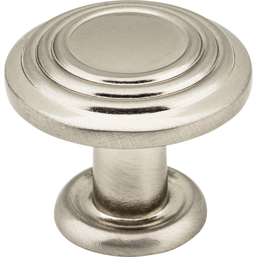 Hardware Resources Satin Nickel 1-1/8 in. Zinc Cabinet Knob 
