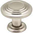 1-1/8 in. Zinc Cabinet Knob in Satin Nickel