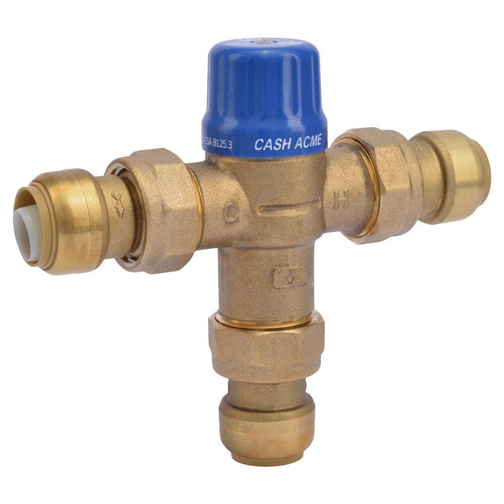 SharkBite&reg; Natural Brass SharkBite with Connector 