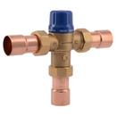 SharkBite&reg; Natural Brass Thermostatic Mixing Valve with Connector 