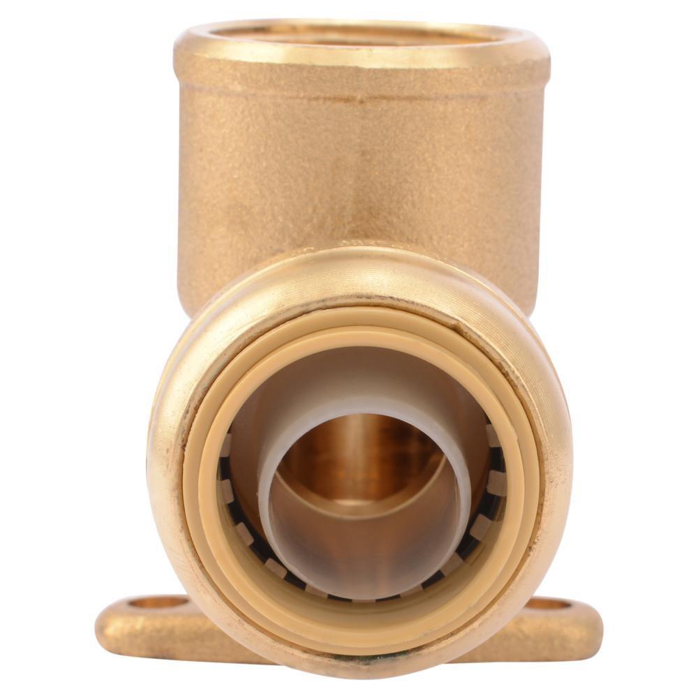 SharkBite&reg; Natural Brass Push x FNPT Brass 90 Degree Elbow 