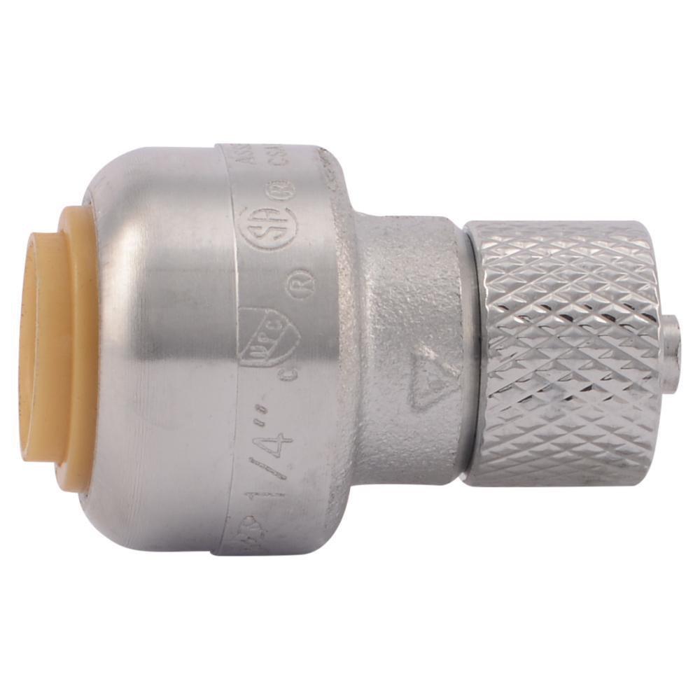 SharkBite® Polished Chrome Compression Brass Reducing Connector 