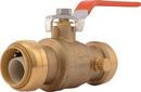 SharkBite&reg; Natural Brass DZR Brass Full Port Push 200# Ball Valve 