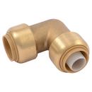 SharkBite&reg; Natural Brass Push Brass 90 Degree Elbow 