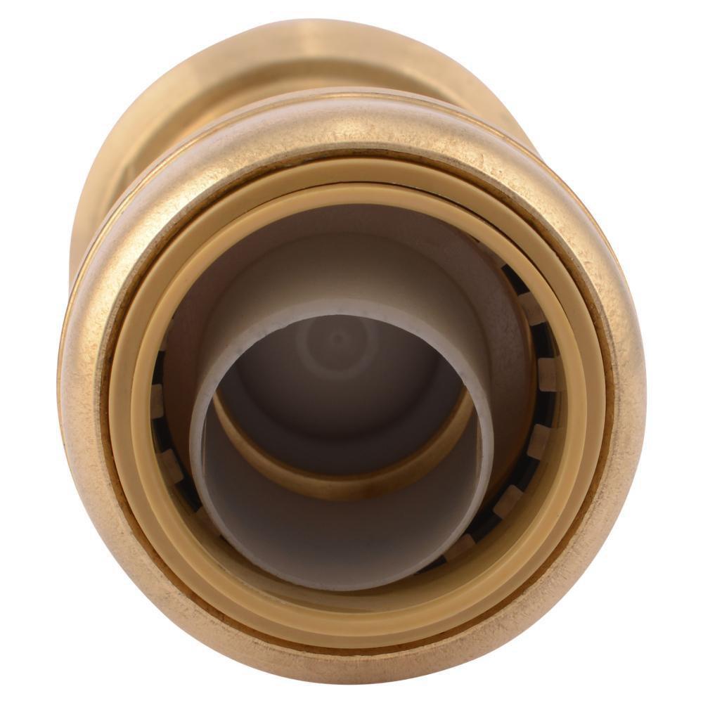 SharkBite&reg; Natural Brass DZR Brass Push-to-Connect Check Valve 