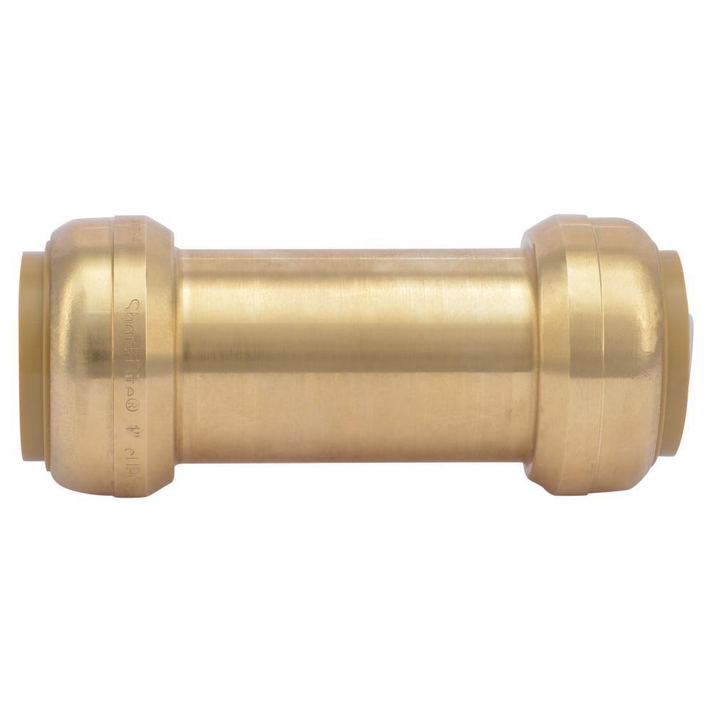 SharkBite&reg; Natural Brass DZR Brass Push-to-Connect Check Valve 