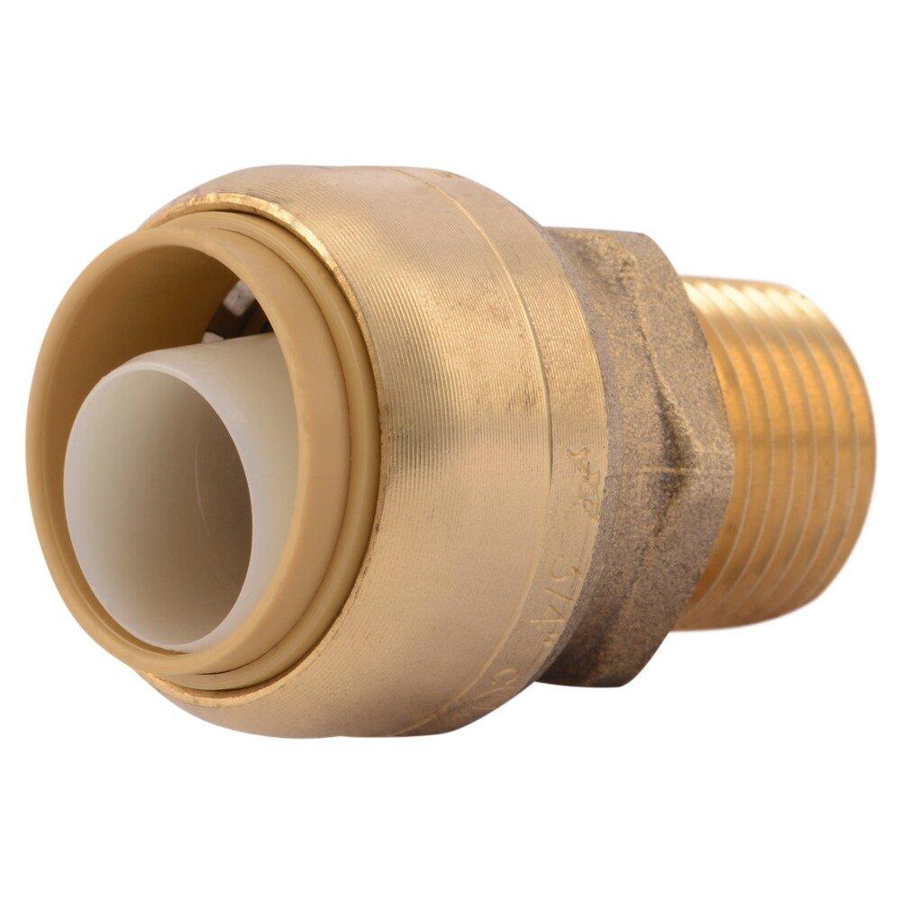 SharkBite&reg; Push x MNPT Brass Adapter 