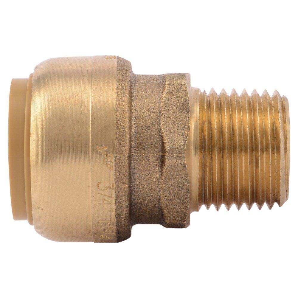 SharkBite&reg; Push x MNPT Brass Adapter 