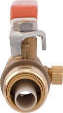 SharkBite&reg; Natural Brass Brass Full Port Push 200# Ball Valve 