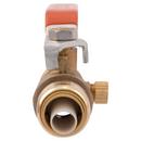 SharkBite&reg; Natural Brass Brass Full Port Push 200# Ball Valve 