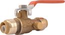 SharkBite&reg; Natural Brass Brass Full Port Push 200# Ball Valve 