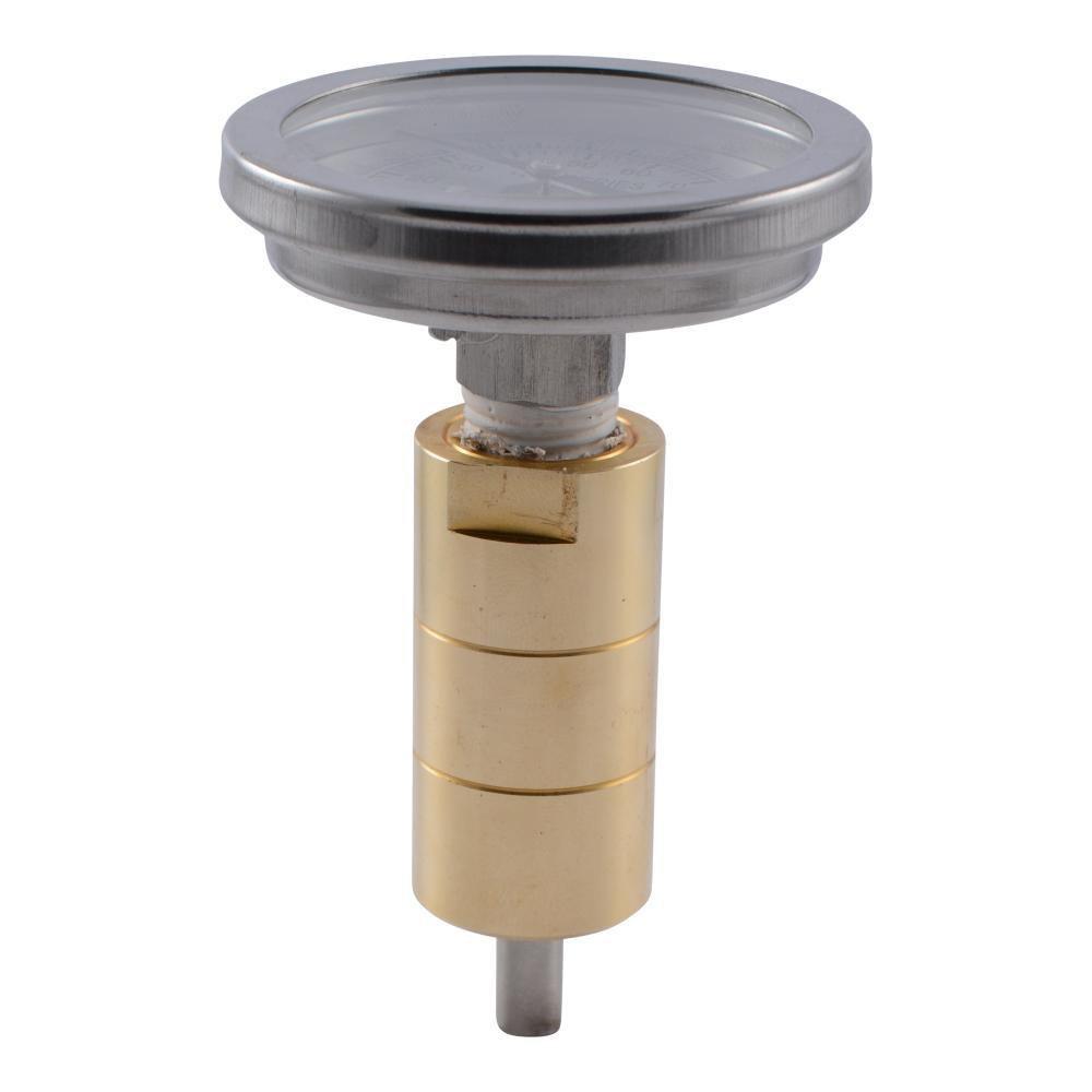 SharkBite® Natural Brass 200 psi Temperature Gauge 