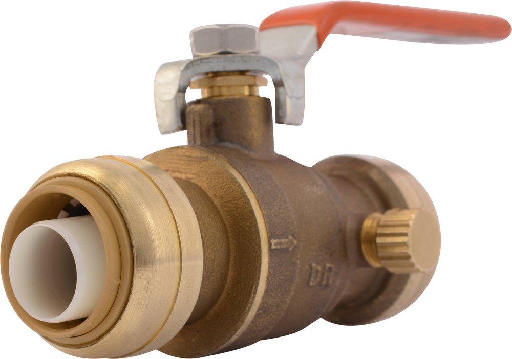 SharkBite&reg; Brass Full Port Push 200# Ball Valve 