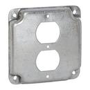 RACO 1/2 in. Square Exposed Work Cover with 1 Duplex Receptacle Cover 