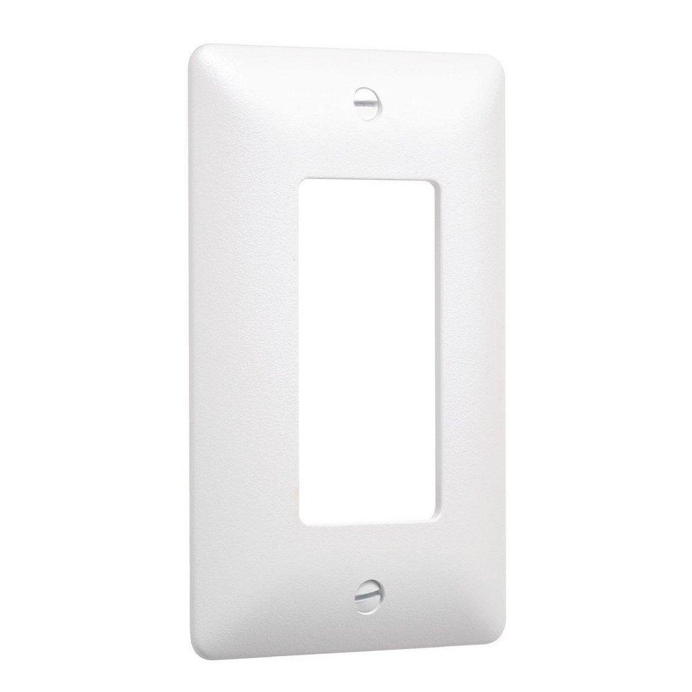 TayMac Textured White Wall Plate in Textured White 