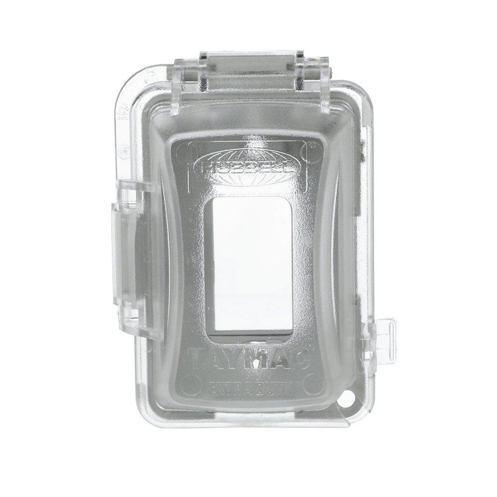 TayMac Clear 1 Gang Weatherproof Cover 