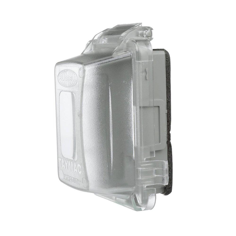 TayMac Clear 1 Gang Weatherproof Cover 
