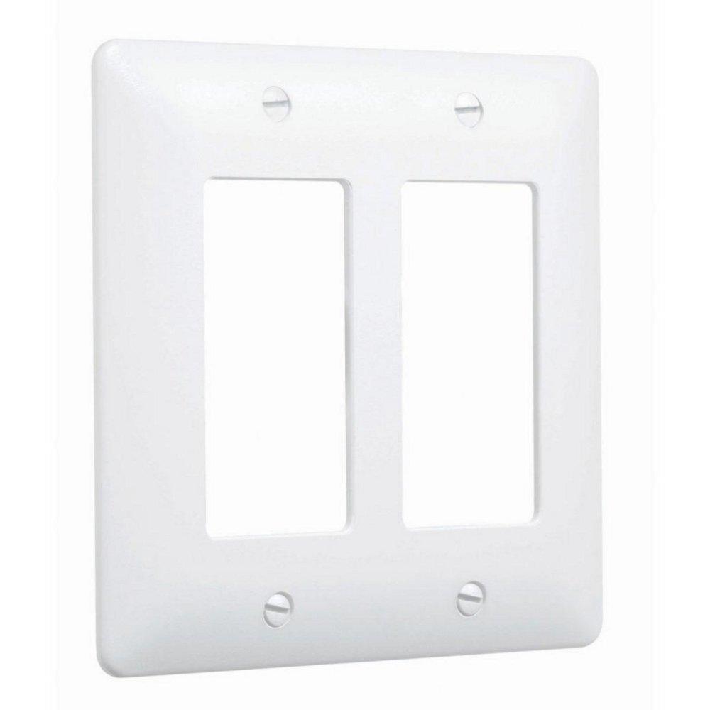 TayMac Textured White Wall Plate in Textured White 