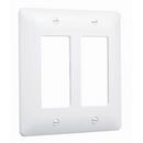 2 Gang Wall Plate in Textured White