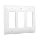 3 Gang Wall Plate in Textured White